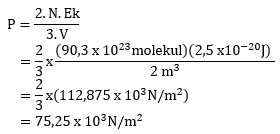 contoh soal teori kinetik gas